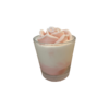 bougie rose fleur de cerisier artisanale