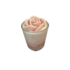 bougie rose fleur de cerisier artisanale