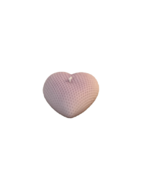 bougie coeur lilas