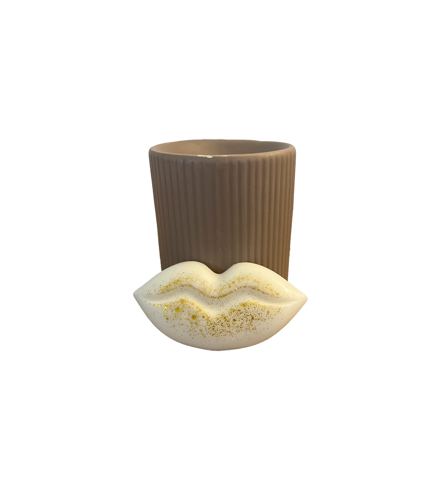 fondant parfumé grande bouche fleur de coton