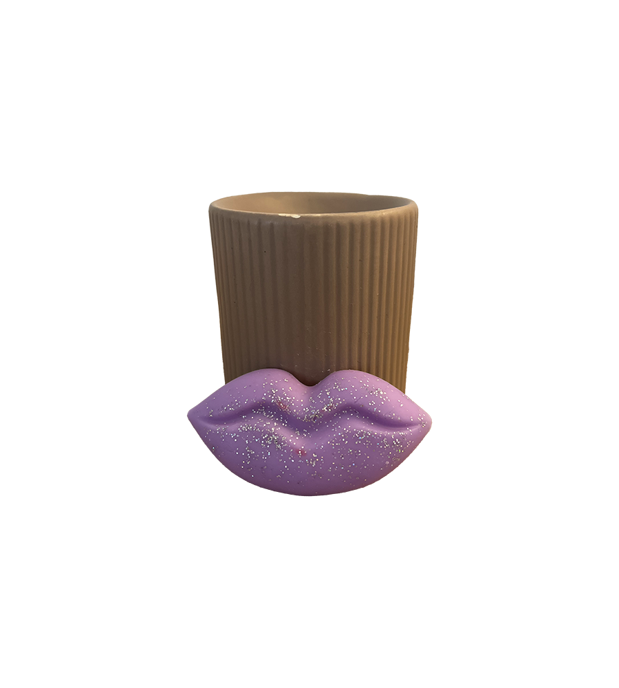 fondant parfumé grande bouche lilas