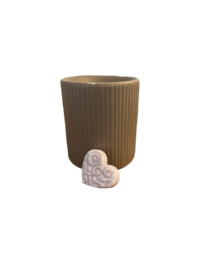fondant parfumé petit cœur tatoo lilas