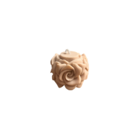 bougie tour de rose vanille