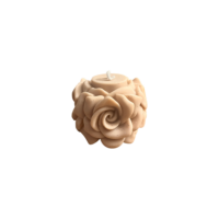 bougie tour de rose vanille