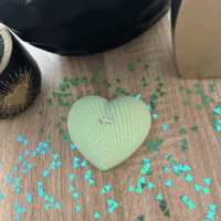 bougie coeur pet de singe