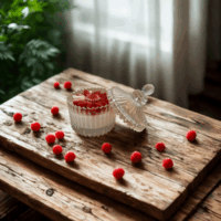 bougie luxe fruits rouge passion