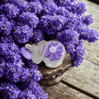 bougie luxe lilas