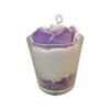 bougie rose senteur lilas artisanale parfumée