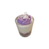 bougie rose lilas artisanale parfumée