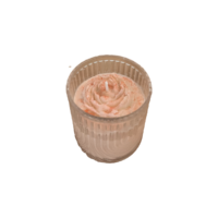 bougie luxe pivoine rose artisanale parfumée
