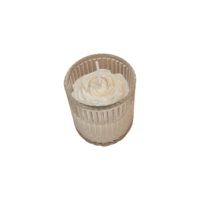 bougie luxe pivoine blanche artisanale parfumée