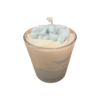 bougie fleur linge frais artisanale parfumée