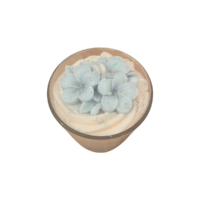 bougie fleur linge frais artisanale parfumée