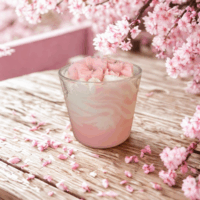 bougie fleur de cerisier artisanale parfumée