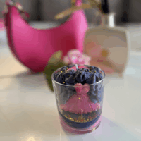 bougie orchidée noire artisanale parfumée