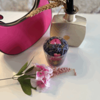 bougie orchidée noire artisanale parfumée