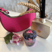 bougie orchidée noire artisanale parfumée