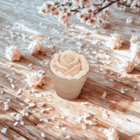 bougie rose vanille artisanale parfumée