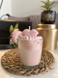 bougie passion fleur de cerisier artisanale parfumée