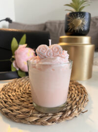 bougie passion fleur de cerisier artisanale parfumée