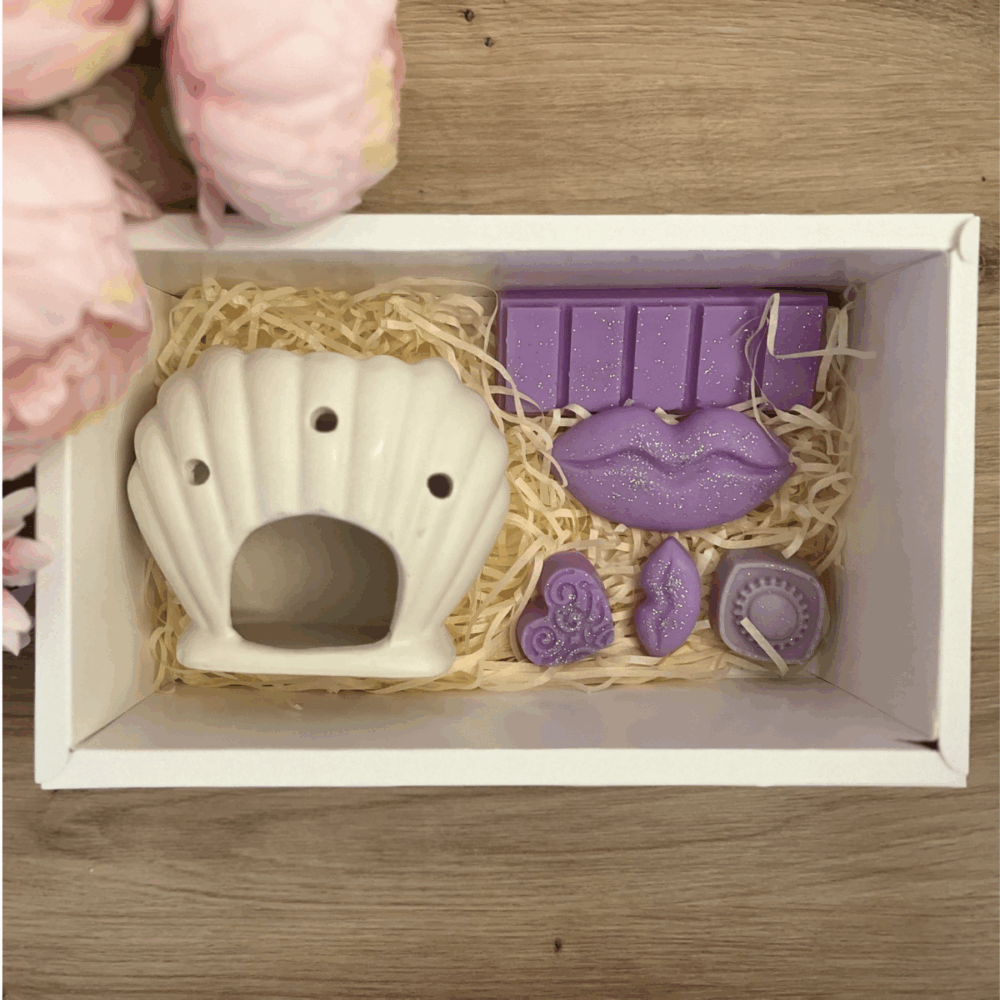 box cadeau violette senteur lilas