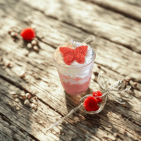 bougie papillon fruits rouges