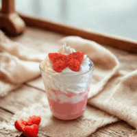 bougie papillon fruits rouges