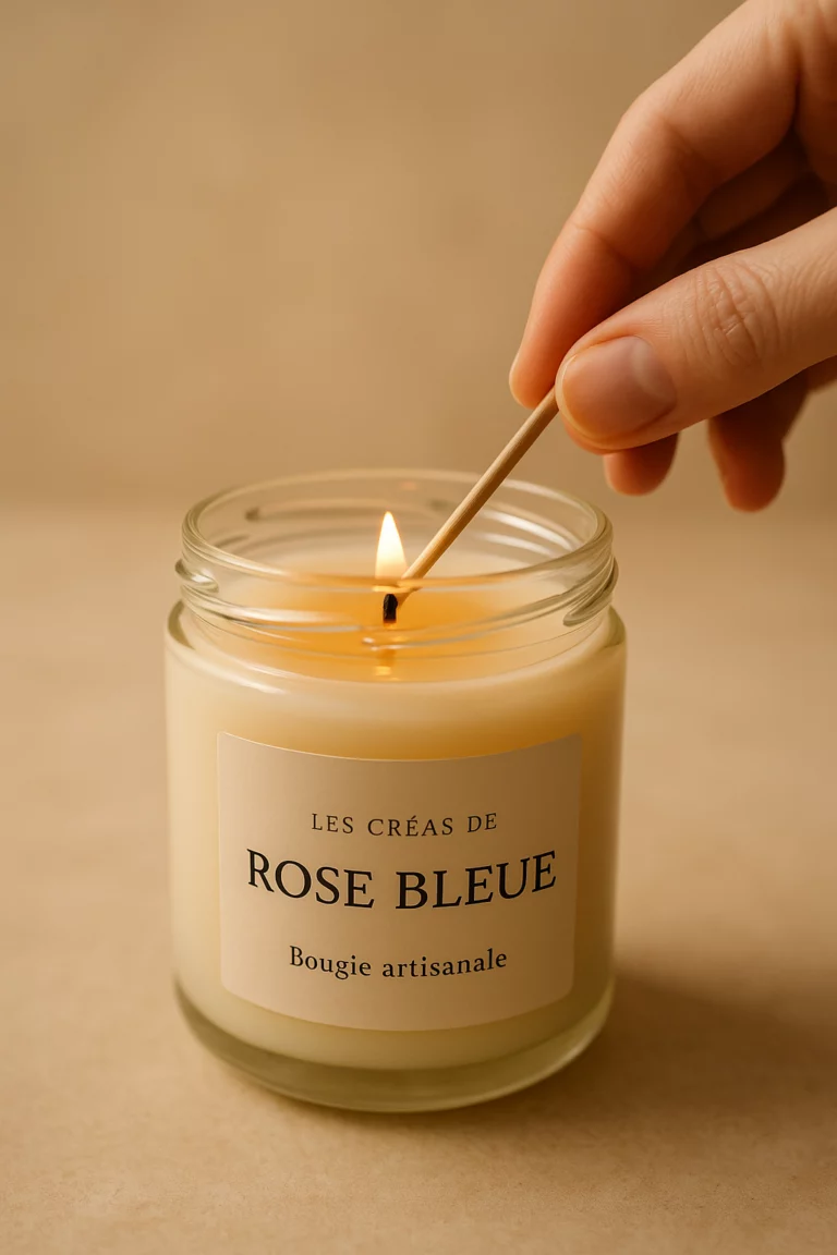 L’art d’allumer une bougie exceptionnelle : 6 gestes clés pour une combustion parfaite 7 mèche recentrée avec bâtonnet dans cire fondue