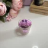 bougie marguerite lilas artisanale